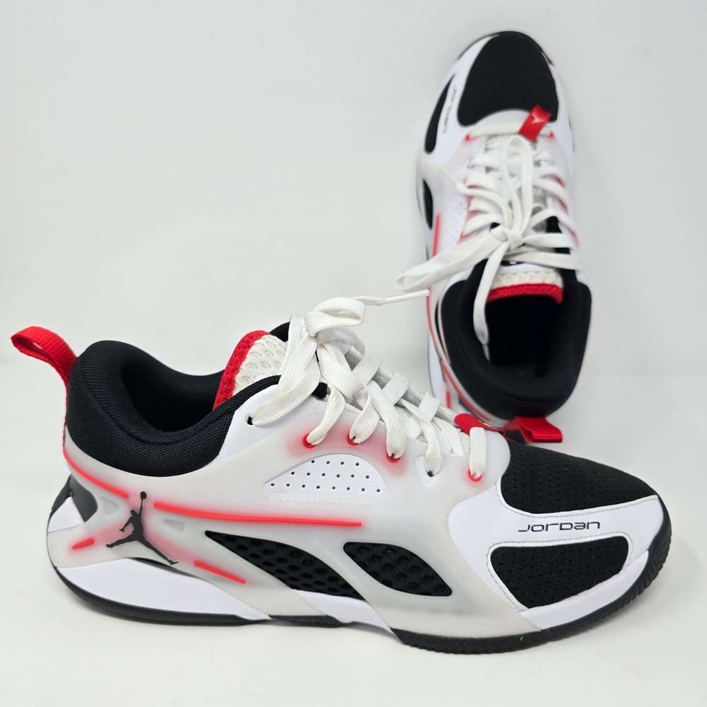Nike Air Jordan Heir PF Bloodline Basketball Shoes Mens Black Red White Size 7.5